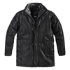 XXL North 56°4 Allsize Lederjacke schwarz gefüttert