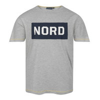 XXL North 56°4 Allsize modisches T-Shirt grau melange