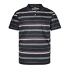 XXL North 56°4 by Allsize Polo schwarz Querstreifen