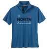 XXL North 56°4 by Allsize Poloshirt saphirblau Druck