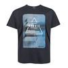 XXL North 56°4 T-Shirt navy meliert Foto Print