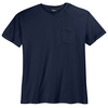 XXL North 56°4 V-Ausschnitt T-Shirt navy Brusttasche