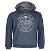 XXL Redfield Kapuzen-Sweatshirt blau mit Print