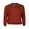 XXL Redmond modischer Strickpullover rostorange