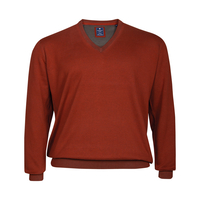 XXL Redmond modischer Strickpullover rostorange