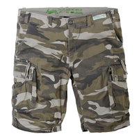 XXL Replika by Allsize Camouflage Cargo Bermuda oliv