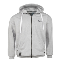 XXL Replika by Allsize Sweatjacke Hoody hellgrau mel.
