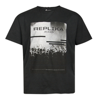 XXL Replika by Allsize T-Shirt schwarz Foto-Print