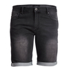 XXL Replika Jeans Stretch Shorts schwarz used wash