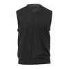 XXL V-Neck Strickpullunder anthrazit melange CasaModa