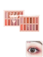 12 Color Glitter Foggy Pigmented Eyeshadow Palette