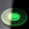 Glow in the dark Focus Toy Plastic Finger Tri-Spinner