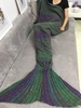 Good Quality Handmade Crochet Sofa Sleeping Bag Mermaid Blanket