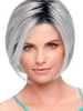 Gradient Color Short Straight Middle Part Bob Synthetic Wig