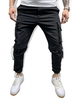 Grommet Detail Toggle Drawstring Casual Cargo Pants