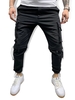 Grommet Detail Toggle Drawstring Casual Cargo Pants