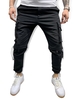 Grommet Detail Toggle Drawstring Casual Cargo Pants