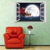 Santa Claus Send Presents Snowy Night Reindeer Caravan Children Room Decoration