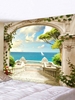 Seaside Palace Print Tapestry Wall Hanging Art Decor