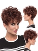 See-through Bang Fluffy Curl Short Synthetic Pixie Wig