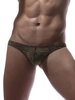 Sexy Elastic Waist Twinkling U Convex G-string Briefs