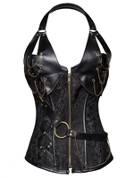 Shapewear Snap-hook Straps Chains Plus Size Corset