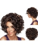 Short Fluffy Curly Heat Resistant Fiber Synthetic Wig