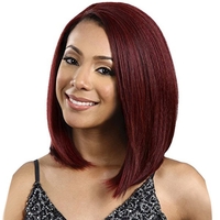 Side Parting Straight Medium Bob Capless Synthetic Wig