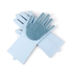 Silicone Dishwashing Gloves Brush Slip Resistant Household Kitchen Glove Cleaning Tools