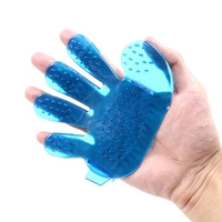 Silicone Dog Hair Remover Grooming Comb Cat Shower Bath Brushes Hand Shaped Gloves Brush Pet Cleaning Tools