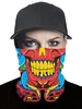 Skull Pattern Riding Multi-functional Elastic Seamless Round Scarf