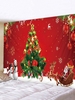 Snowman Christmas Tree Printed Waterproof Tapestry
