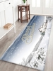 Snowy Christmas Print Anti-skid Water Absorption Area Rug
