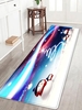 Snowy Christmas Snowmen Pattern Anti-skid Water Absorption Area Rug
