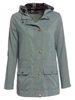 Stylish Hooded Long Sleeve Gingham Pattern Drawstring Women