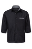 Stylish Shirt Collar Slimming Hit Color Splicing Pocket Design Half Sleeve Cotton Shirt For Men
