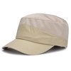 Stylish Small Hole Embellished Mesh Pattern Military Hat For Men
