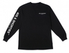 40s&Shorties General Text Logo LS Tee Black