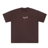 April Embroided OG Logo Tee Chocolate