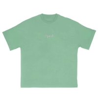 April Embroided OG Logo Tee Light Green