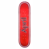 April Skateboards OG Logo Deck Red