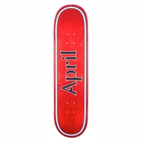 April Skateboards OG Logo Deck Red