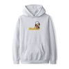 Butter Goods Headphones Logo Pullover Hood Ash Grey