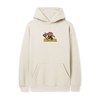 Butter Goods Racing Logo Pullover Hood Bone