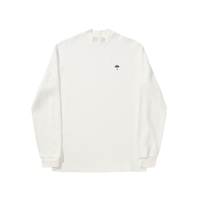 Hélas Raised LS Tee White