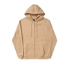 Hélas Relief Zipper Hoodie Beige