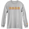 New Deal Skateboards Original Napkin 4 Bar Longsleeve grau