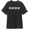 New Deal Skateboards Original Napkin 4 Bar Shirt schwarz