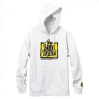 New Deal Skateboards Original Napkin Logo Hoody white