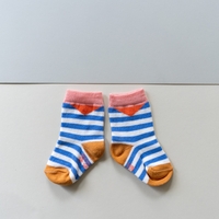 Nice Socks Baby-Kindersocken block stripes lilac